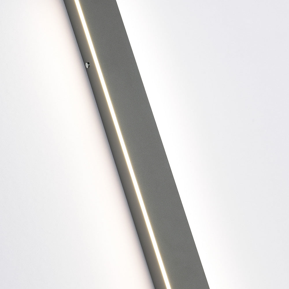 Buitenwandlamp LED Lineair Metaal Acryl IP65 Tuin Gang Zwart 30-200cm Dimbaar
