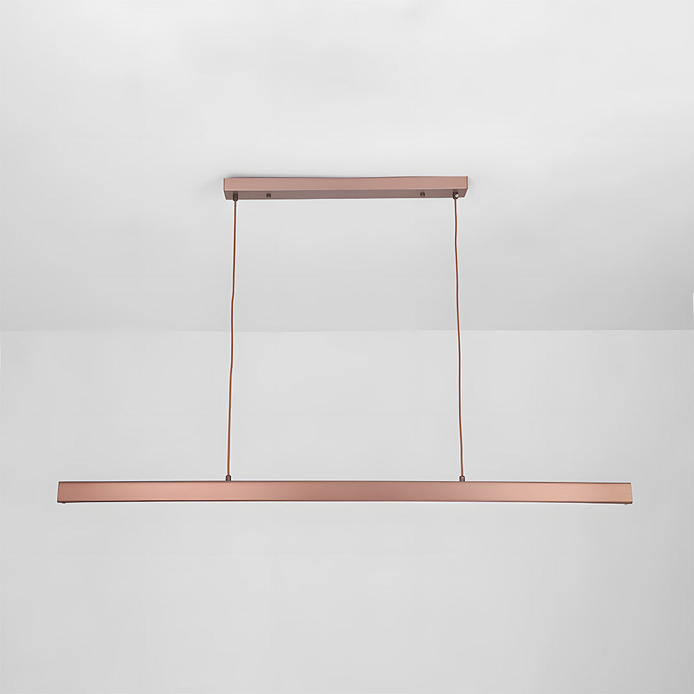 Verumo Hanglamp LED Metaal Zwart Keukeneiland Eettafel Moderne Verlichting Lineaire Hanglamp