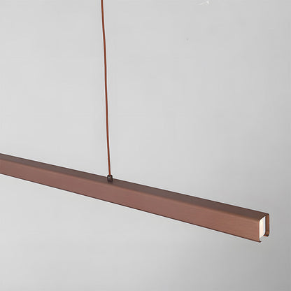 Verumo Hanglamp LED Metaal Zwart Keukeneiland Eettafel Moderne Verlichting Lineaire Hanglamp