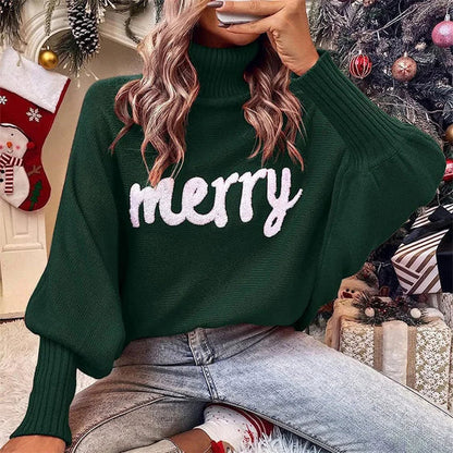 Kersttrui Warm Rood Groen Patrizia