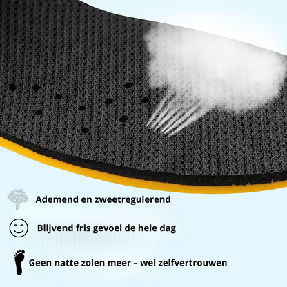 Hoogteverhogende Inlegzolen voor Schoenen – Discreet Formaat en Extra Comfort