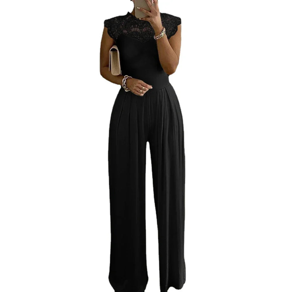 Dames Jumpsuit Avondjurk Elegante Feestkleding Zwarte Avondoutfit
