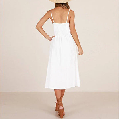 Strandjurk voor Dames Zomerkleuren Jurk met Vrolijke Print