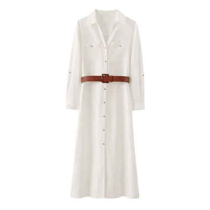 Maxi Jurk Riemzak Luxe Zomerjurk voor Vrouw