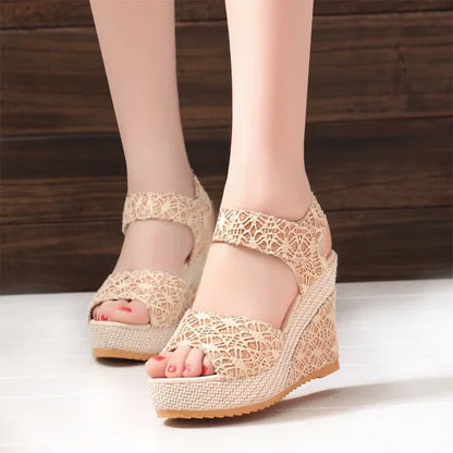 Hoge Hak Feest Sandalen Glimmer Glanzend - StudioMarella