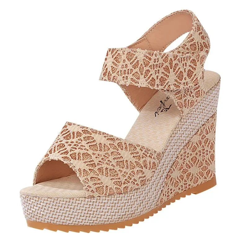 Hoge Hak Feest Sandalen Glimmer Glanzend