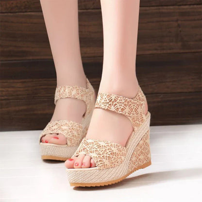 Hoge Hak Feest Sandalen Glimmer Glanzend