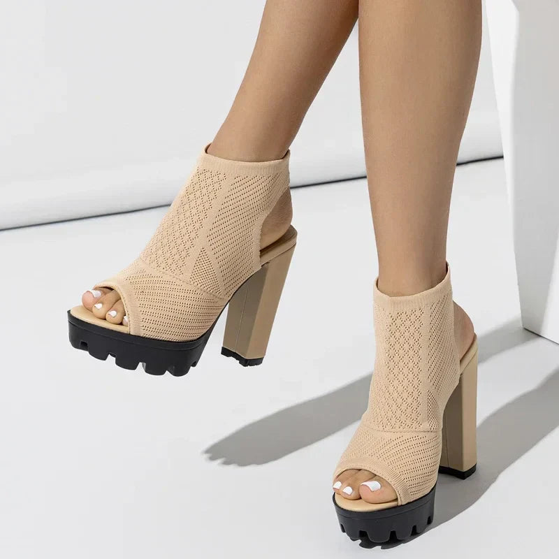 Zandalen Dames Stretch Sandalen Zomer Comfortabel Lunarora
