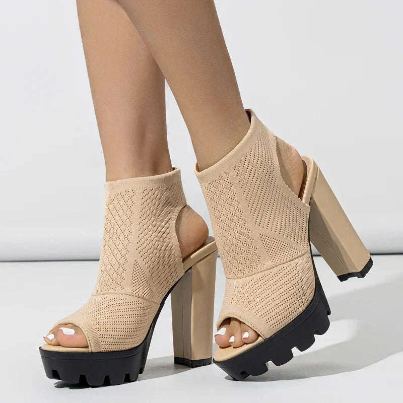 Zandalen Dames Stretch Sandalen Zomer Comfortabel Lunarora