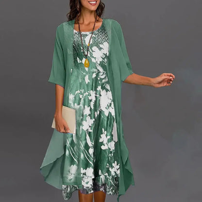 Zomerjurk en Blazer Set voor Dames Elegant Chique