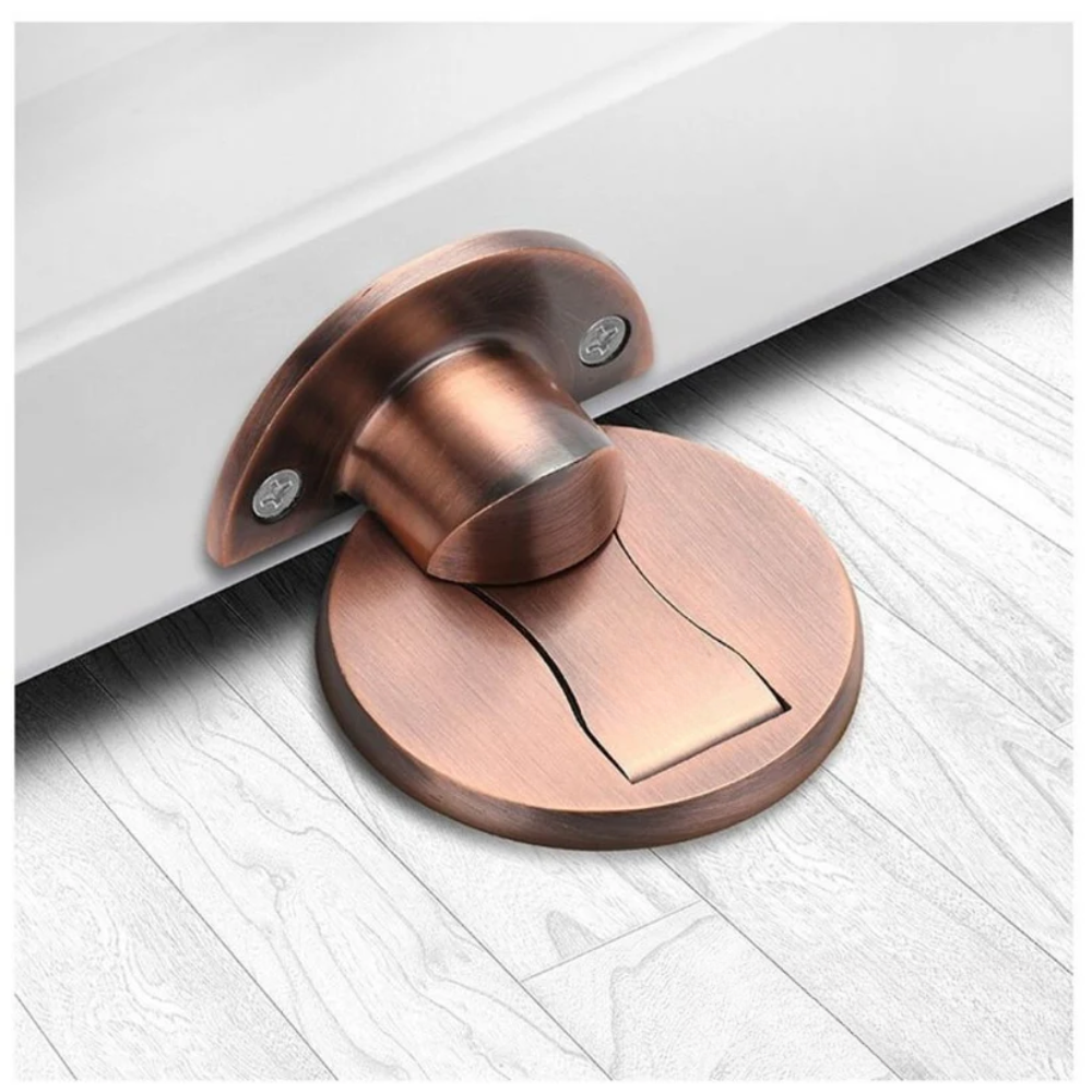 Deurstop Magnetisch RVS 304 Zilver Zwart Goud Wand Montage Deurvastzetter Deurbuffer Magneet Deurstophouder