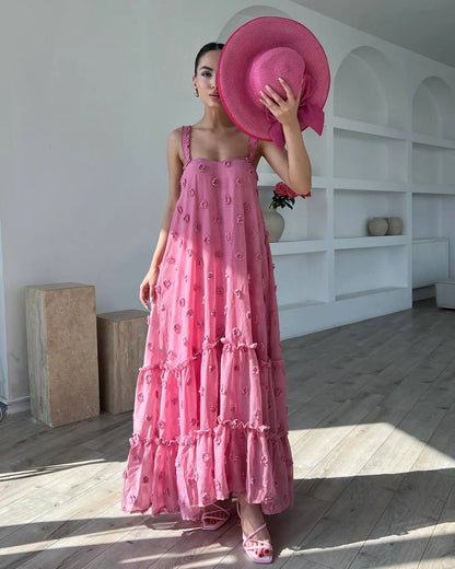 Lange Jurk Modern Leuk Zomerjurk voor Vrouw
