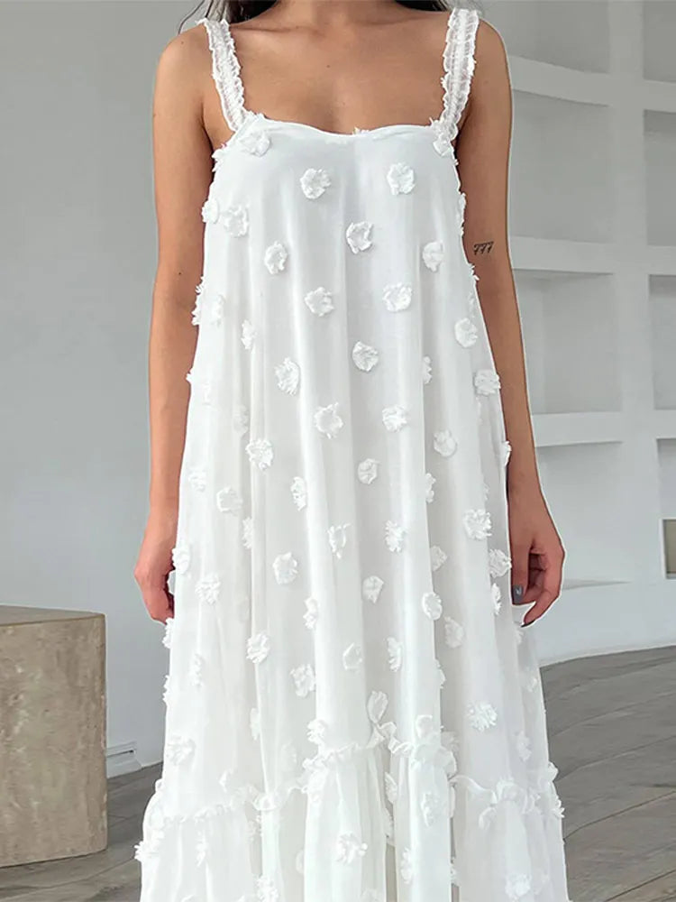 Lange Jurk Modern Leuk Zomerjurk voor Vrouw