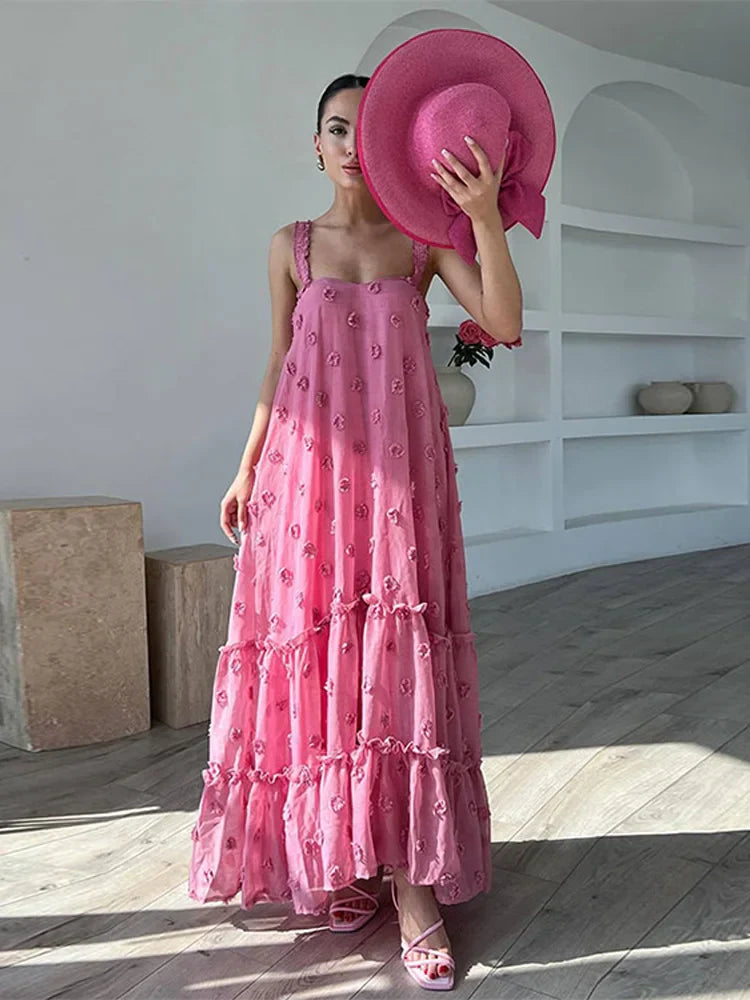 Lange Jurk Modern Leuk Zomerjurk voor Vrouw - StudioMarella