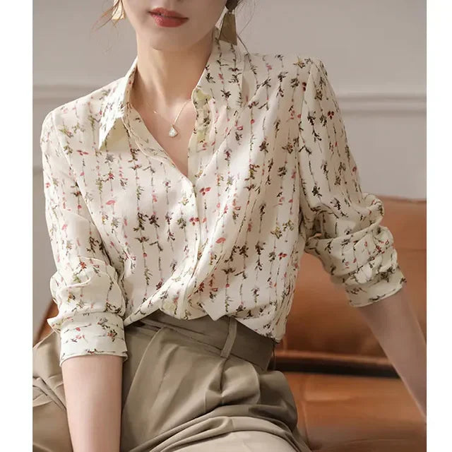 Vrouwen Blouses voor Lente en Herfst met Elegante Stijl - StudioMarella