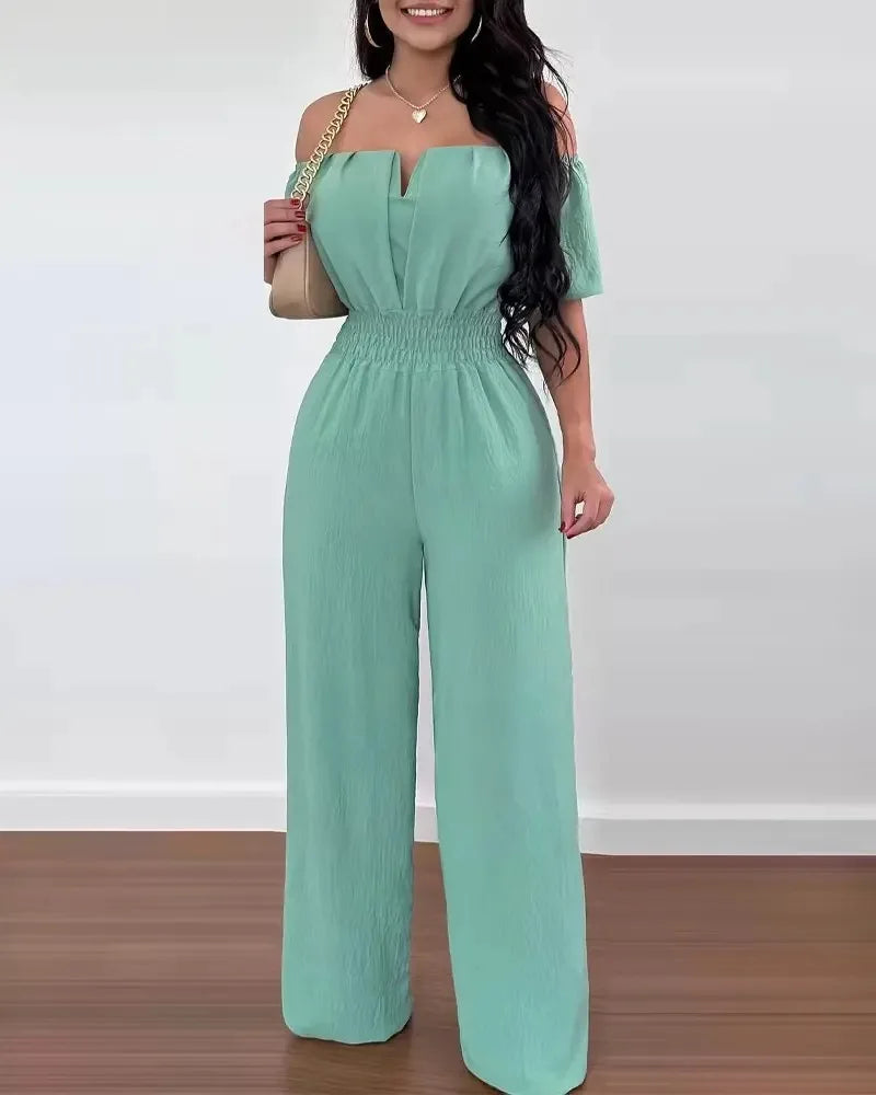 Dames Jumpsuit Elegantie Zwart Gala Avondkleding