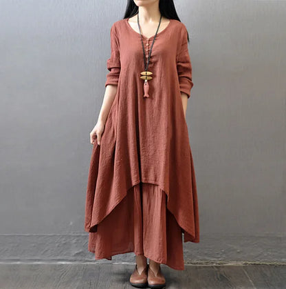 Vrouwen Katoenen Jurk Zomerkleed Comfortabel Mode - StudioMarella