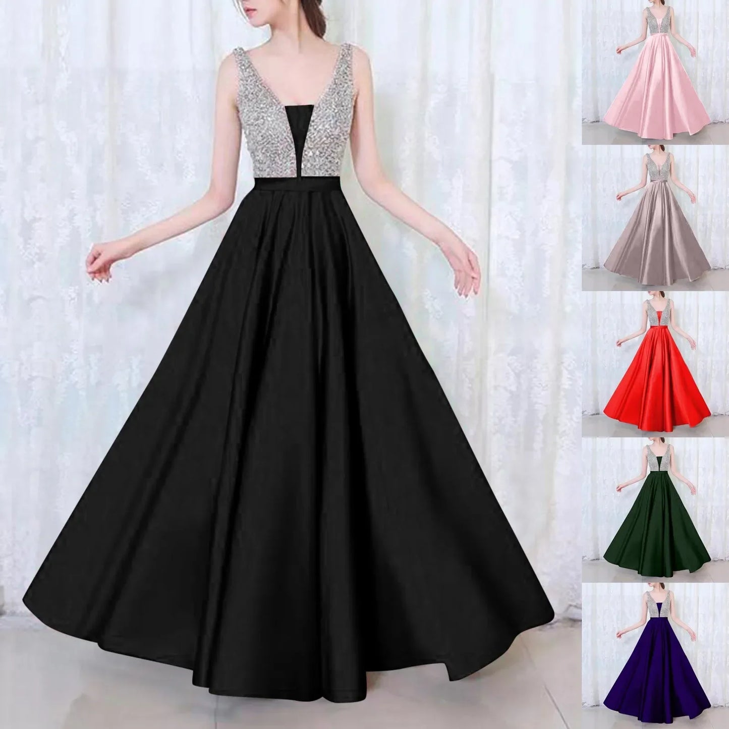 Off Shoulder Avondjurk voor Vrouwen Sexy Glamour Jurk