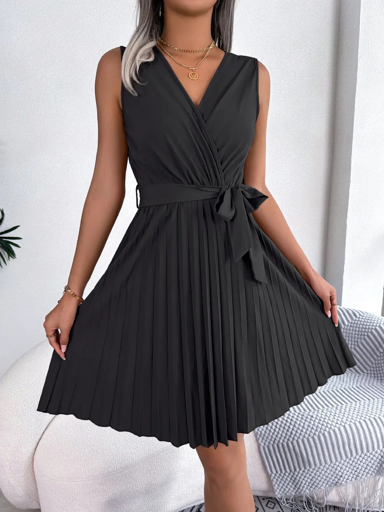 Zomerjurk Elegant Vrouwelijk Zonnejurk