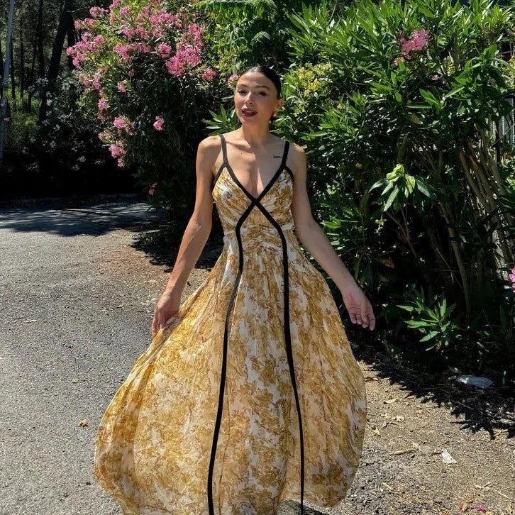 Zomerjurk Vrouwelijk Bloemenprint Jurk voor Dame - StudioMarella