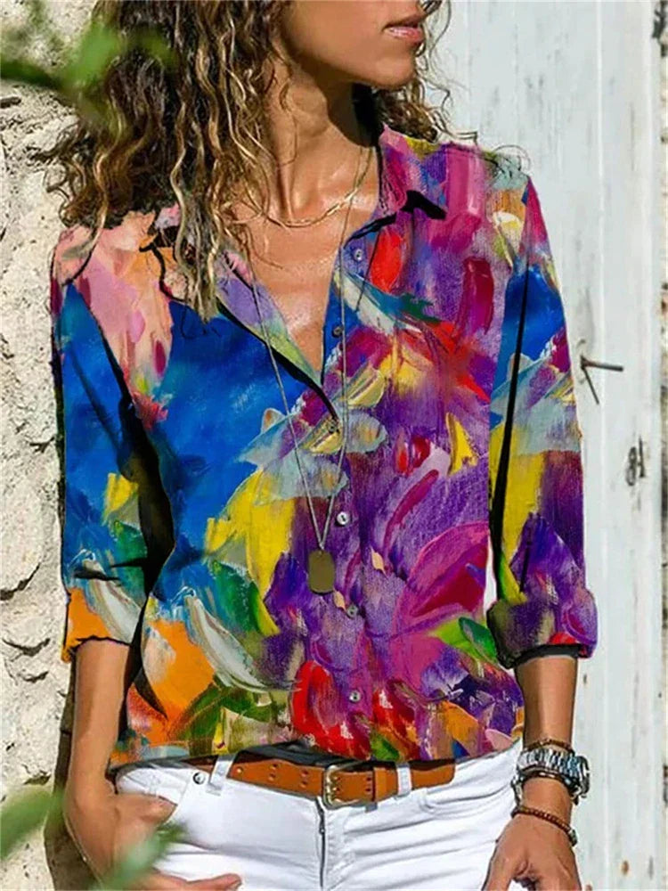 Variant image for Hazel Dames Blouse – Hoogwaardige Katoen, Stijlvol en Casual-1