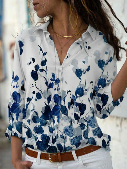 Elegante Vrouwelijke Blouse van Hoge Kwaliteit Stof