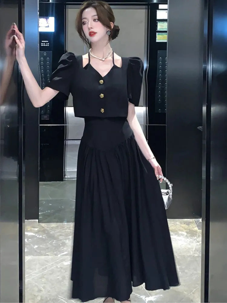 Zonne Rok Set: Tweedelig Elegant Zomer Outfit - StudioMarella