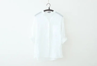 Vrouwelijke Blouse Vintage Stijl Elegant Kort