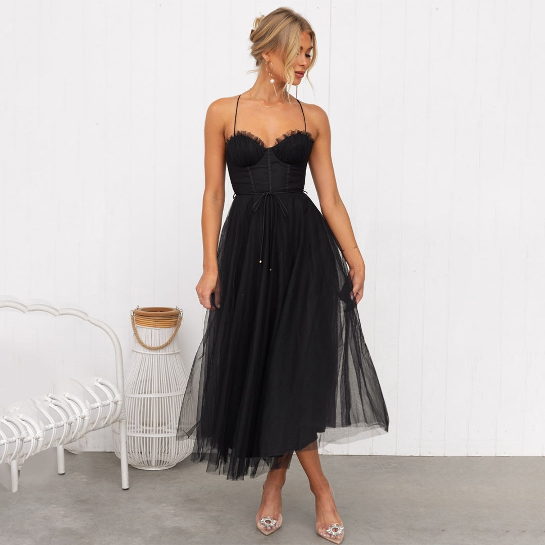 Dames Zomerjurk Midi Elegant Jurk voor Vrouw