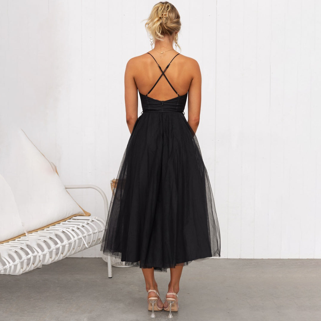Dames Zomerjurk Midi Elegant Jurk voor Vrouw