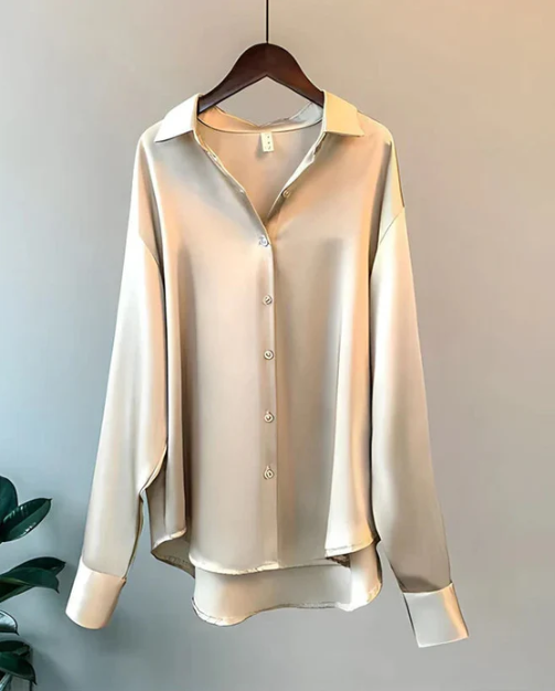 Elegante Damesblouse met Zachte Glans | Damesmode 5