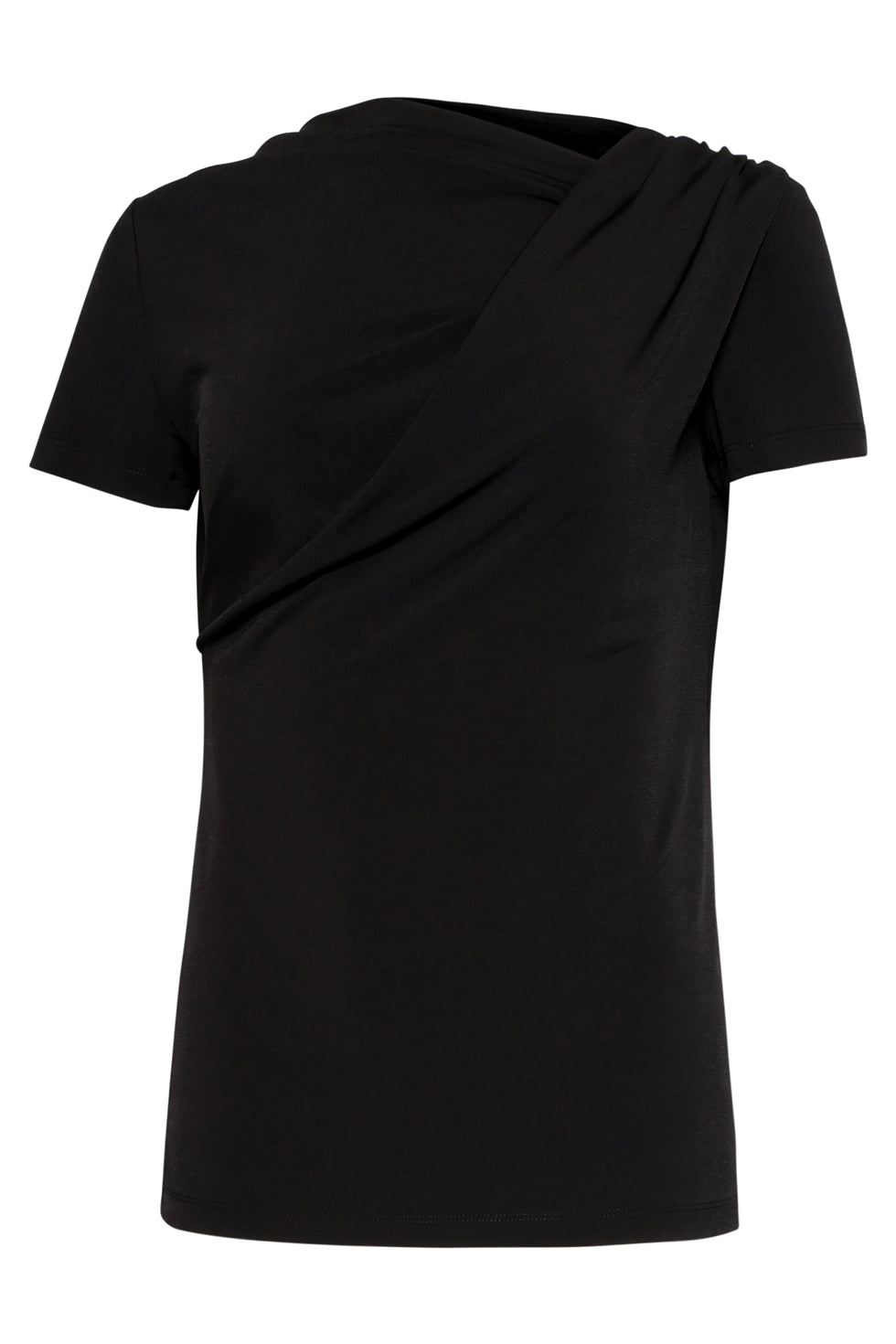Elegante Gedrapeerde Top | Dames Tops Met Asymmetrische Halslijn 3