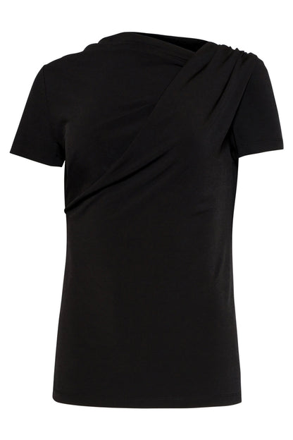 Elegante Gedrapeerde Top | Dames Tops Met Asymmetrische Halslijn 3