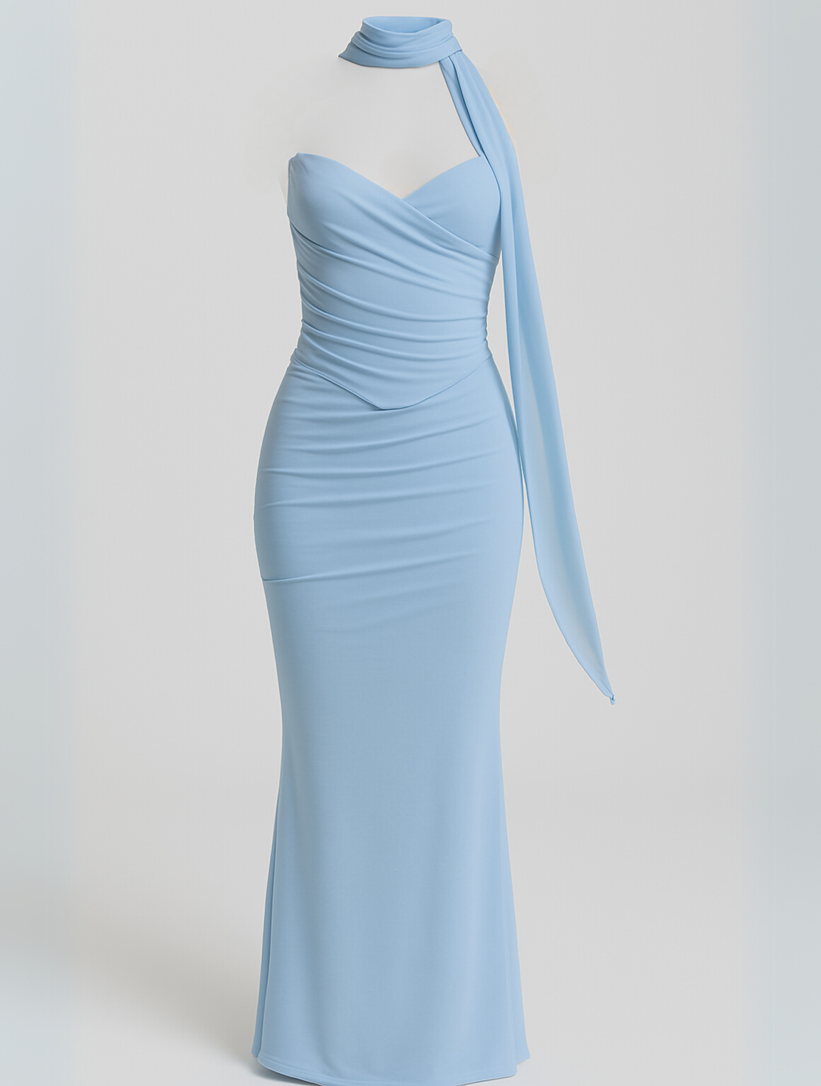 Elegante Strapless Chokerjurk | Tijdloze Stijl voor Speciale Gelegenheden 4