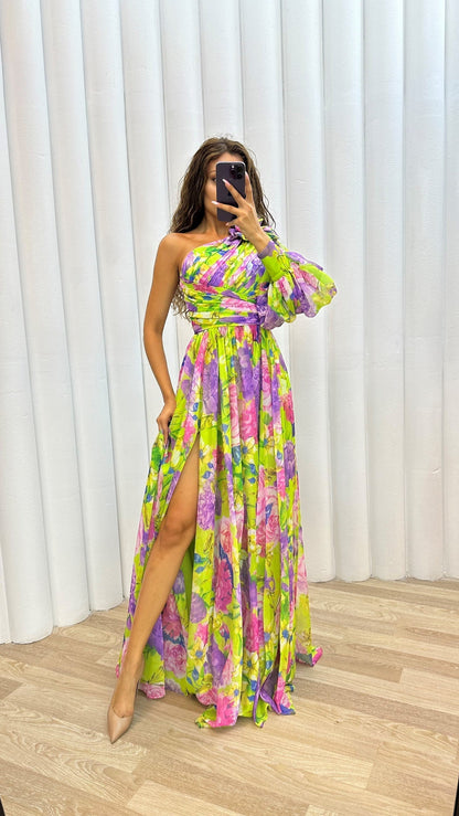 Elegante Wijde Schouderjurk | Zomerjurk voor Evenementen 3