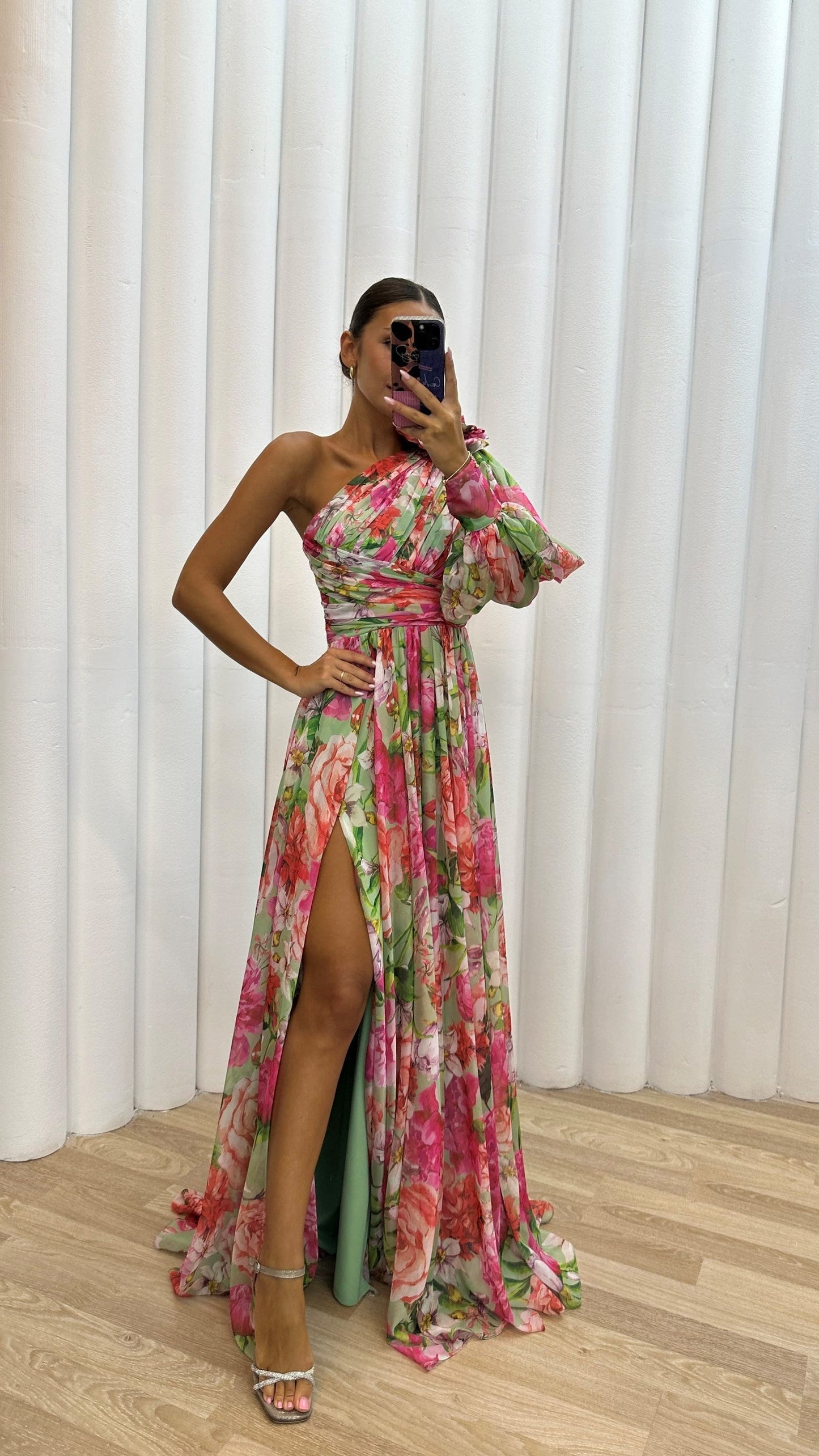 Elegante Wijde Schouderjurk | Zomerjurk voor Evenementen 4