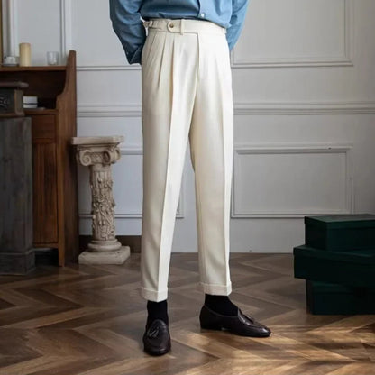 Hoge Classical Broek voor Mannen Rechte Pijp