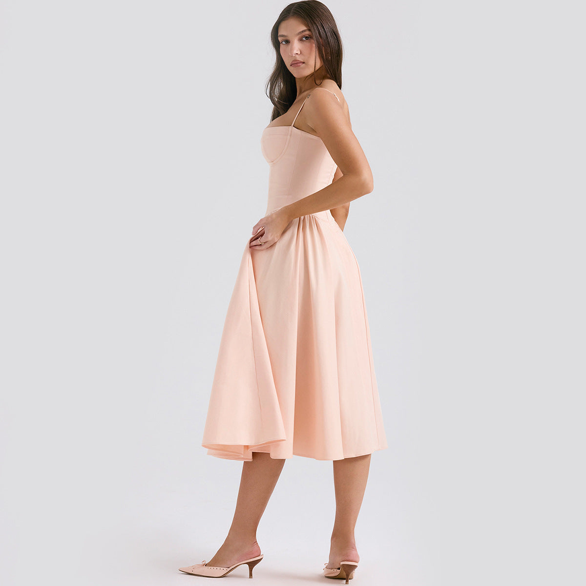 Elena | Abito midi elegante e versatile 3