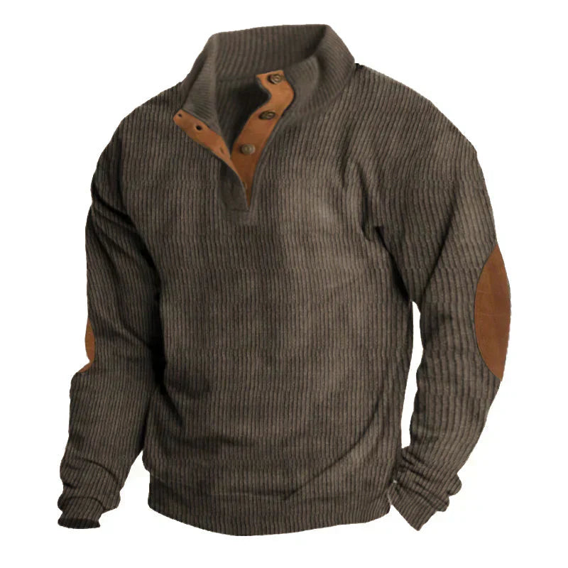 Heren Trui Duurzaam Polyester Vintage Look