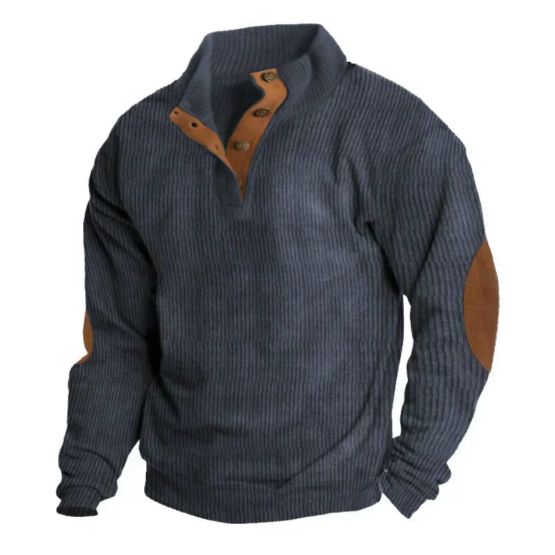 Heren Trui Duurzaam Polyester Vintage Look