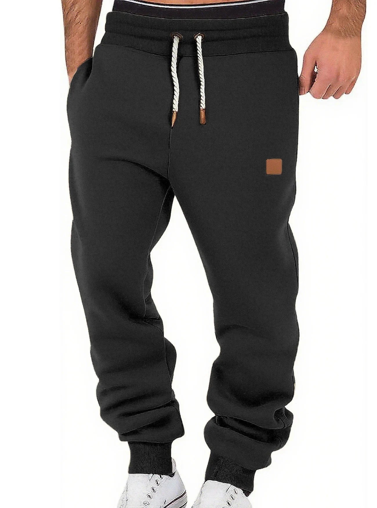 Joggingbroek Met Zakken Casual Zwart Heren