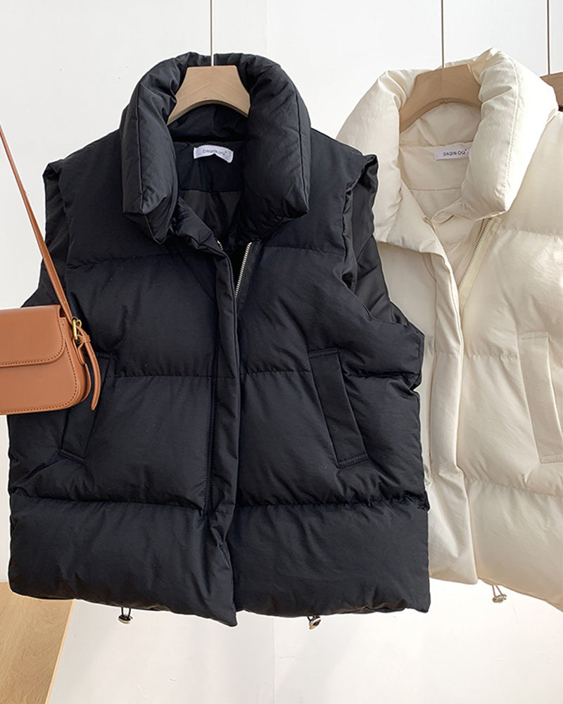 Eline Dames Gewatteerde Jas | Polyester, Mouwloos 4