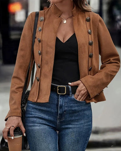 Eline Dames Jasje | Katoenblend, Casual Elegantie 1