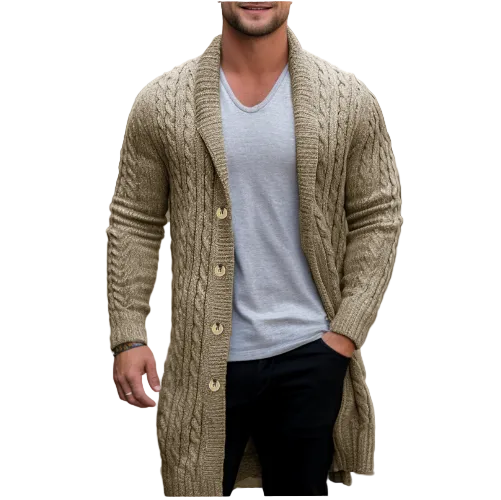 Elio | Cardigan lungo da uomo elegante e comodo 1