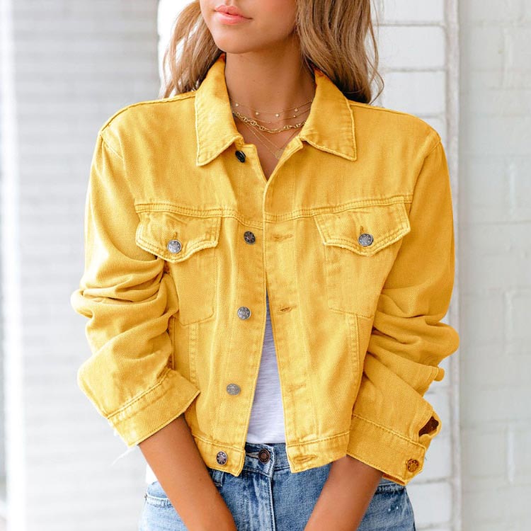 Moderne Jeans Jas voor Dames