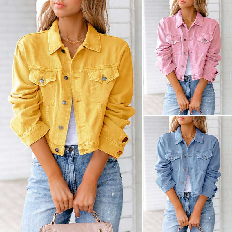 Modieuze Jeans Jacket voor Vrouw