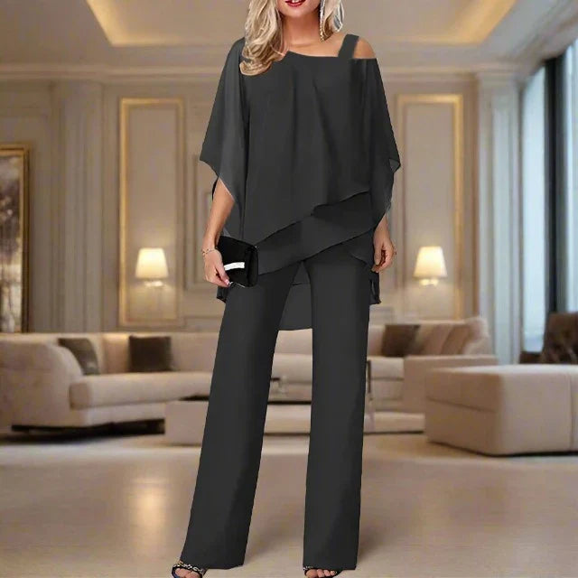 Vrouwelijke Avondjurk van Chiffon Elegante en Comfortabel - StudioMarella