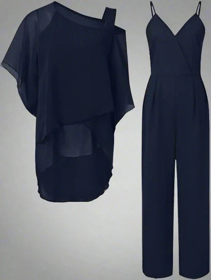 Eliza | Elegant Chiffon Two-Piece Set 2