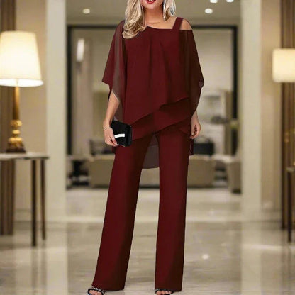 Eliza | Elegant Chiffon Two-Piece Set 4
