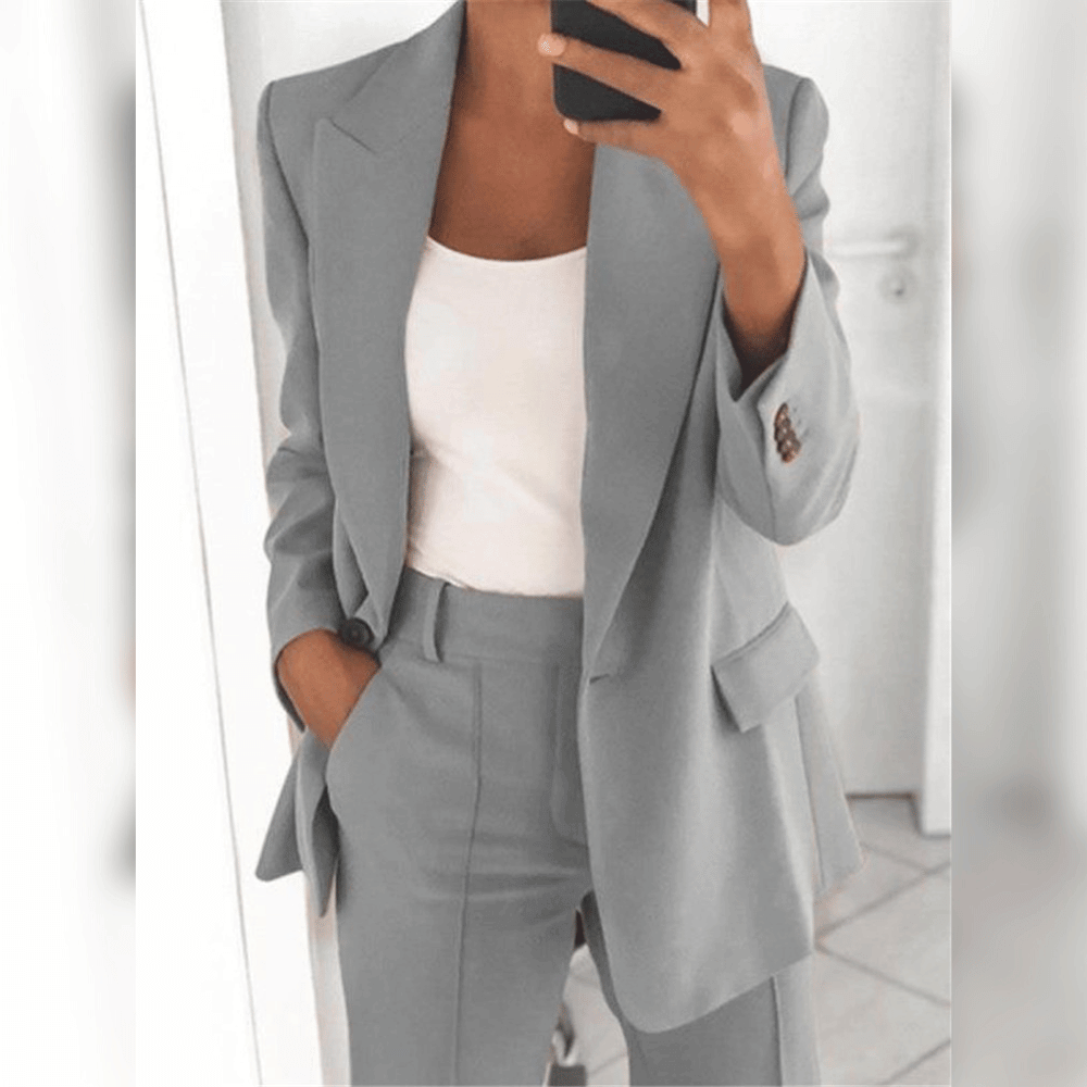 Dames Blazer Casual Chic en Elegante